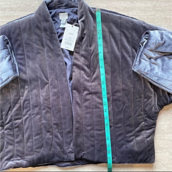 A new day osfm charcoal gray velvet jacket - Picture 8 of 9